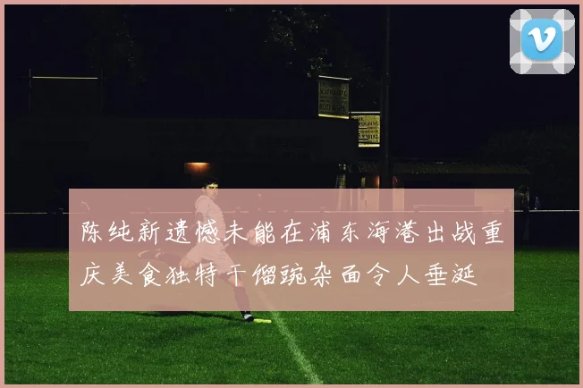 陈纯新遗憾未能在浦东海港出战重庆美食独特干馏豌杂面令人垂涎